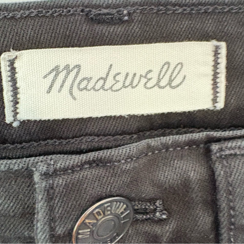 Madewell 10” High Riser Skinny Skinny Black Jeans Women's Size 26 Denim